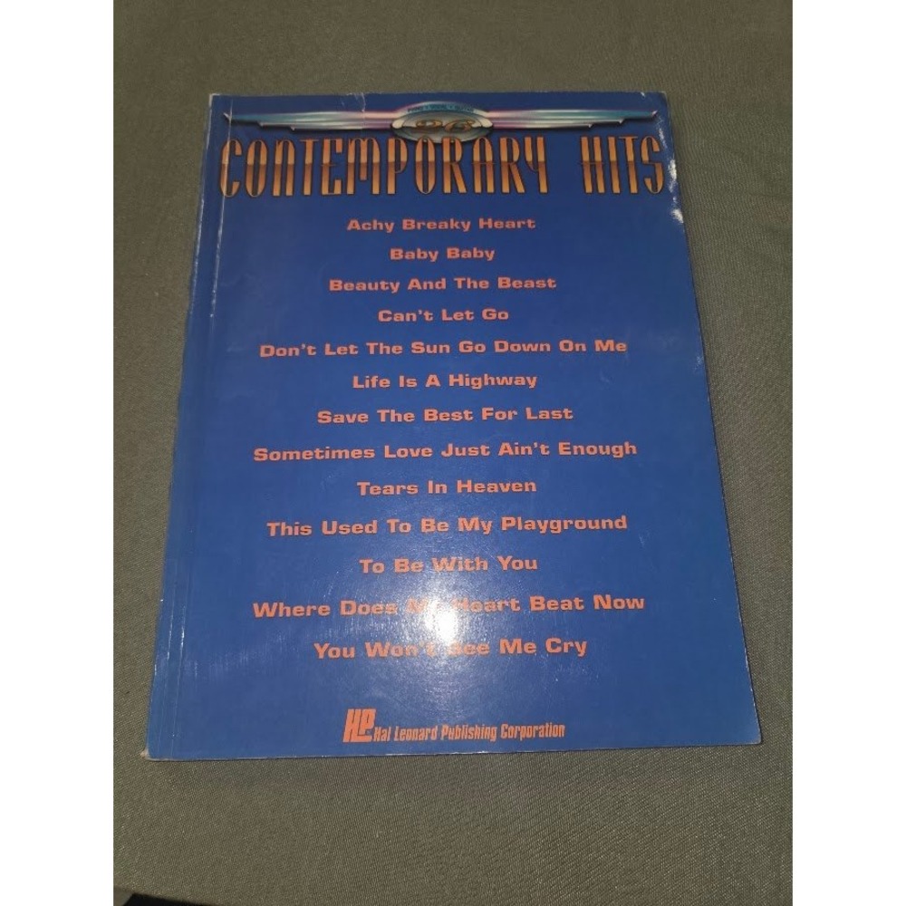 Hal Leonard 26 Contemporary Hits Sheet Music Piano Vocal Guitar HL00311599 Book